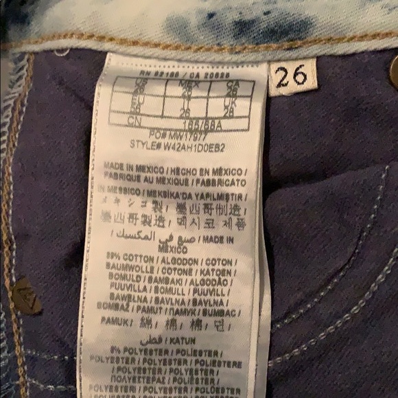 GUESS JEANS CROP MID - Picture 7 of 8